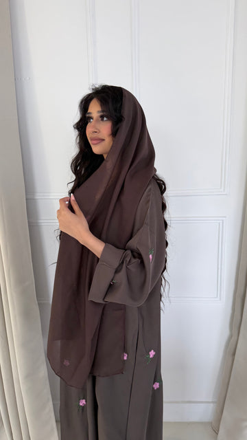 Rosie embroidered abaya