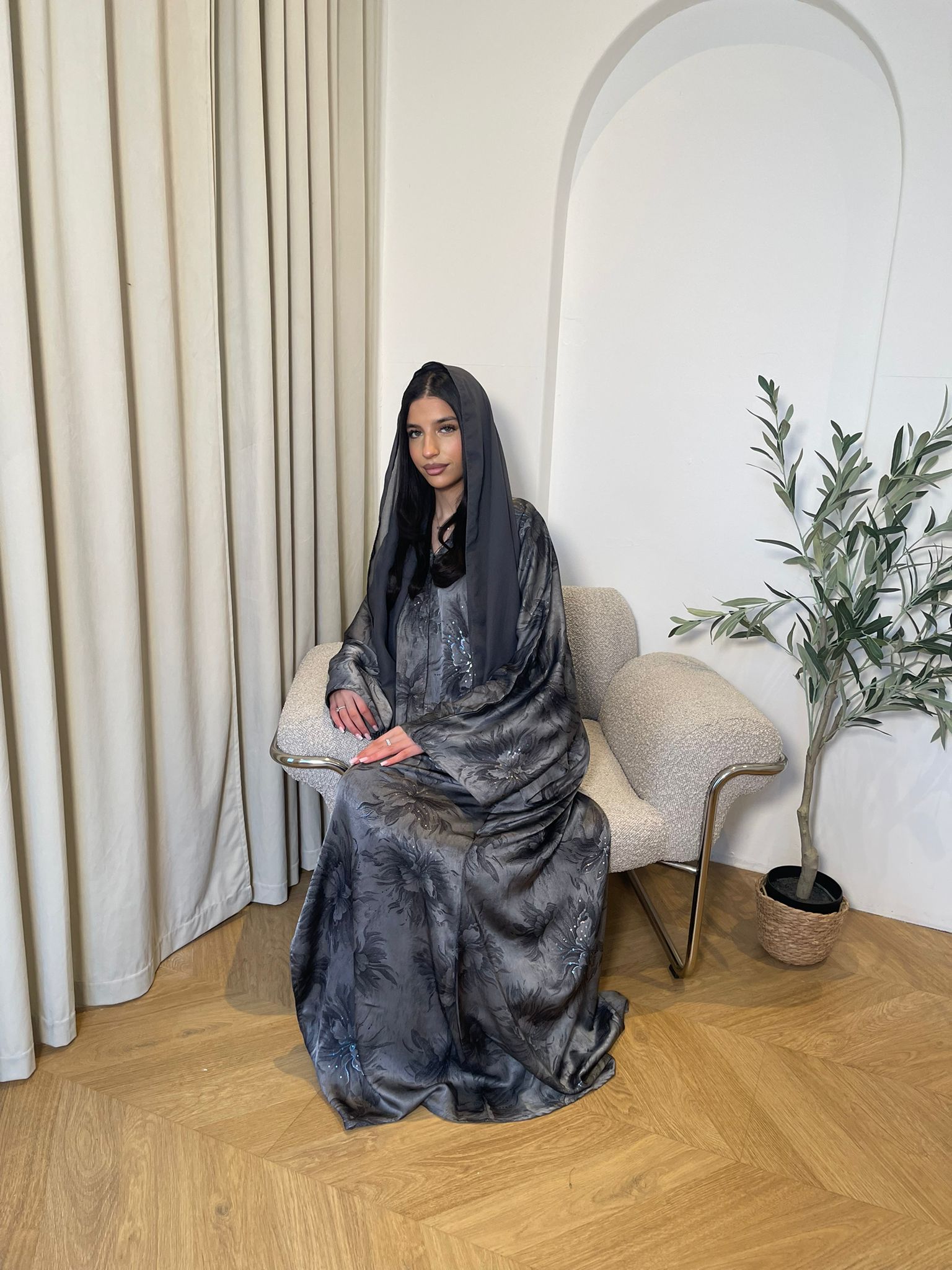 Ameerah Abaya With Buttons